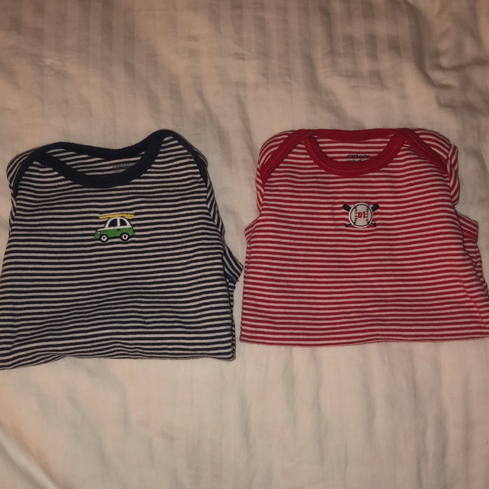 2 baby boy onesies
